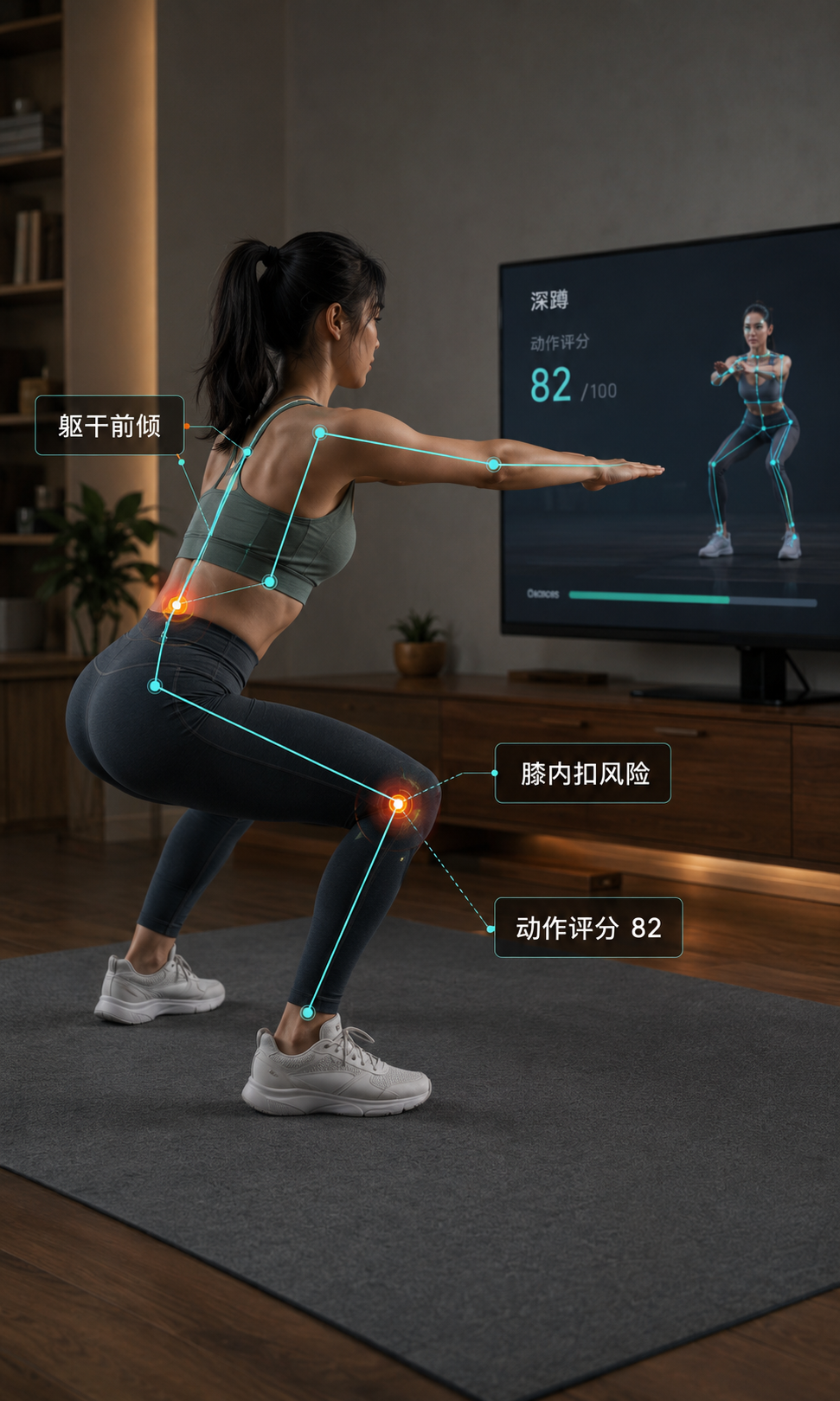 AI运动教练与体感交互